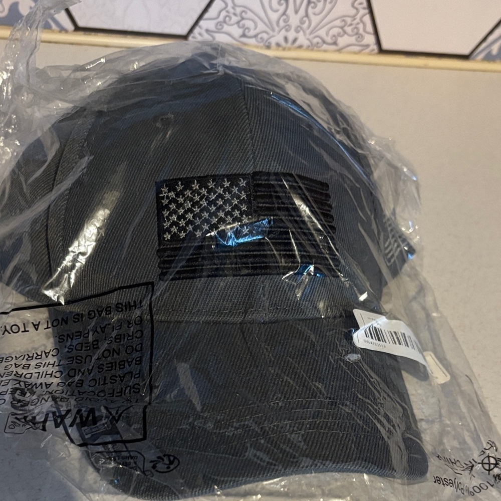 NWP Black Flag Embroidered grey Cap